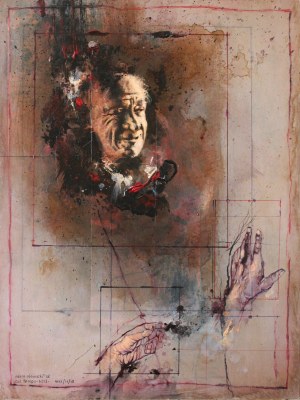 Adam Nowacki, 'Col Tempo (Portrait Of Charles Bukowski) No.12, 2018