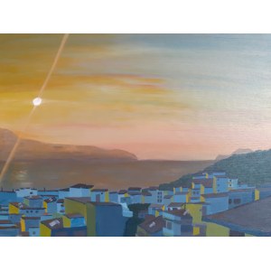 Anna Van Brussel, Loutraki sunset, 2021
