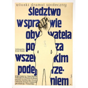 FLISAK Jerzy - Śledztwo w sprawie obywatela poza wszelkim podejrzeniem. [1972].