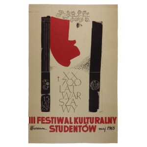 PNIEWSKI A. - III Festiwal Kulturalny Studentów. Warszawa, maj 1965. 1965.