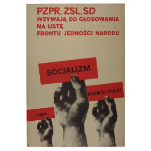 ŚWIERZY Waldemar - PZPR, ZSL, SD wzywają do głosowania na listę Frontu Jedności Narodu....