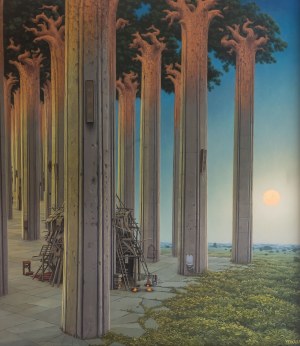 Jacek Yerka (ur. 1952), Anioł Pański, 1997