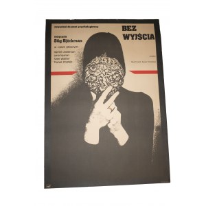 KLIMOWSKI Andrzej - Bez wyjścia [1975] reż. Stig Bjorkman, rozm. 58,5 x 83,5cm