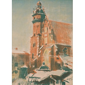 Wyczółkowski Leon, KOŚCIÓŁ BOŻEGO CIAŁA W KRAKOWIE, 1903