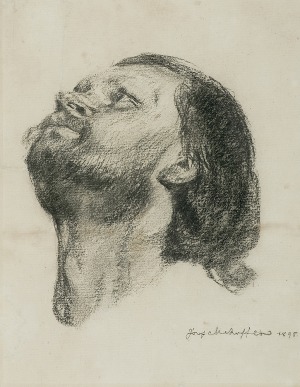 Mehoffer Józef, STUDIUM DO WITRAŻA KATEDRY WE FRYBURGU, 1895