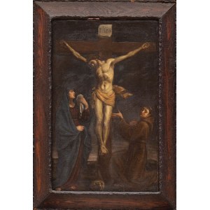 UKRZYŻOWANIE Z MATKĄ BOŻA I ŚW. FRANCISZKIEM, I poł. XIX w.