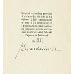 IWASZKIEWICZ Jarosław (1894-1980): Gawęda o książkach i czytelnikach. [autograf]. Warszawa: Czytelnik, 1959...