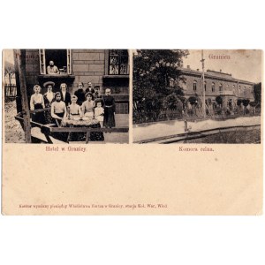 GRANICA (obecnie Maczki dzielnica Sosnowca). [b. w. i obiegu, przed 1905]. - w sepii, 9 × 14 cm, Hotel...