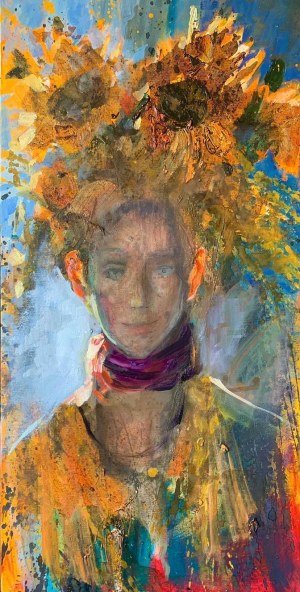 Olga Bukowska, Chłopiec ze świecącymi uszami, 2021