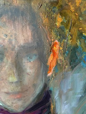 Olga Bukowska, Chłopiec ze świecącymi uszami, 2021