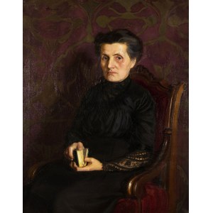 Stanisław Klimowski (Kraków 1891 - Katowice 1982), Portret matki artysty, 1911 r.