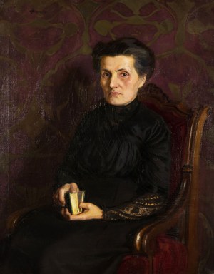 Stanisław Klimowski (Kraków 1891 - Katowice 1982), Portret matki artysty, 1911 r.