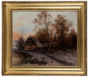 Franciszek Zajchowski (1860-1923), Stary dom pod miastem, 1891 r.