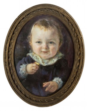 Stanisław Klimowski (Kraków 1891 - Katowice 1982), Portret dziecka, 1922 r.