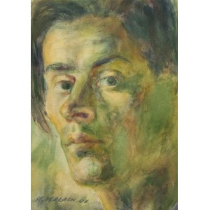 Jan Wałach (1884-1979), Portret młodego mężczyzny, 1946 r.