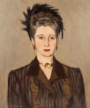 Bencion(Benn) Rabinowicz (1905 Białystok - 1989 Paryż), Portret kobiety