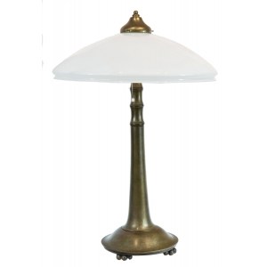 Brass lamp, early 20th century.