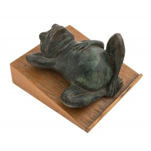 Rzeźba ogrodowa - Leżąca żaba, Europa Zach. II poł. XX w.