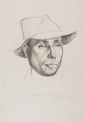 Roman MODZELEWSKI (1912-1997), Autoportret, 1940