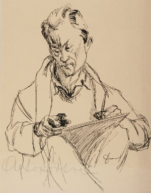 Stanisław DAWSKI (1905-1990), Autoportret, ok. 1943