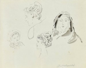 Jacek MALCZEWSKI (1854-1929), Głowy kobiet