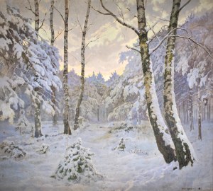 Józef RAPACKI (1871-1929), Pejzaż zimowy, 1915