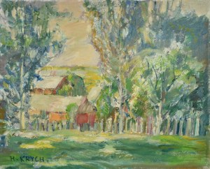 Henryk KRYCH (1905-1980), Drzewa nad wodą