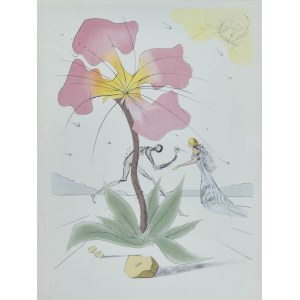 Salvador DALI (1904-1989), Kompozycja z kwiatem