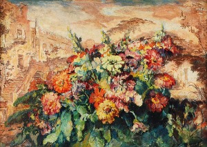Teodor GROTT (1884-1972), Kwiaty, 1946