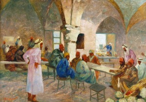 Aleksander LASZENKO (1883-1944), Wieczór w Kairze