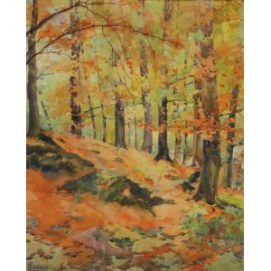 E. SERMON, XX w., Jesienny las