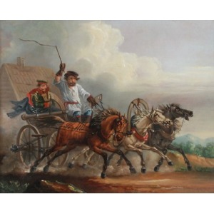 Aleksander ORŁOWSKI (1777-1832) - według, Wóz