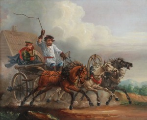 Aleksander ORŁOWSKI (1777-1832) - według, Wóz