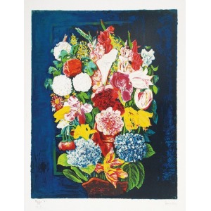 Mojżesz KISLING (1891-1953), Kwiaty w wazonie