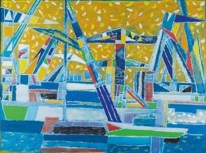 Kazimierz OSTROWSKI (1917-1999), Doki, 1985