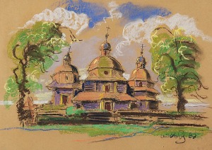 Wiktor ZIN (1925-2007), Kościół, 1988