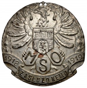 Odznaka, Zasłużonemu MSO 1918-1919 - Miejska Straż Obywatelska