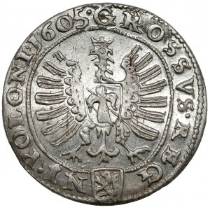 Zygmunt III Waza, Grosz Kraków 1605 - REG-NI