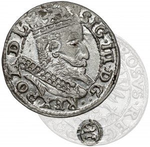 Zygmunt III Waza, Grosz Kraków 1607 - Lewart w kole