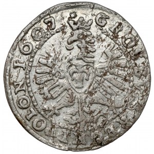 Zygmunt III Waza, Grosz Kraków 1607 - Lewart na awersie