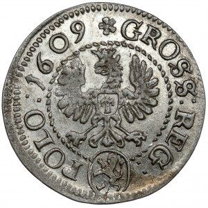 Zygmunt III Waza, Grosz Kraków 1609 - Lewart