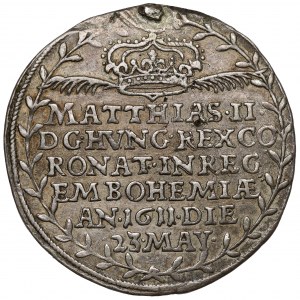 Austria, Matthias II, Żeton koronacyjny 1611 (ø27mm)
