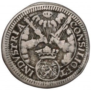 Austria, Leopold I, Żeton koronacyjny 1658 (ø19mm)