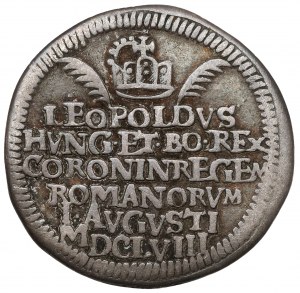 Austria, Leopold I, Żeton koronacyjny 1658 (ø19mm)