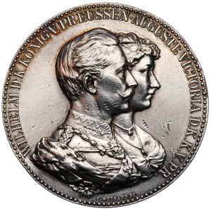 Prusy, Wilhelm II, Medal zaślubinowy bez daty (1906)