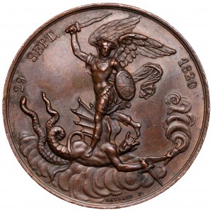 France, Medal 1820 - the birth of Henri d'Artois