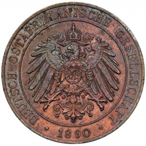 German East Africa, Wilhelm II, Pesa 1890