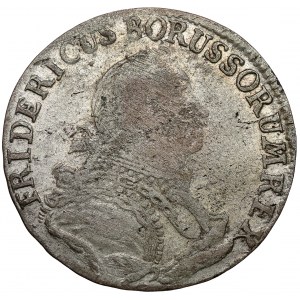 Preussen, Friedrich II, 6 kreuzer 1757-E, Königsberg