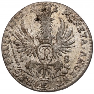 Prusy, Fryderyk II, Ort 1752-E, Królewiec