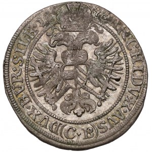 Śląsk, Leopold I, 3 krajcary 1698 CB, Brzeg